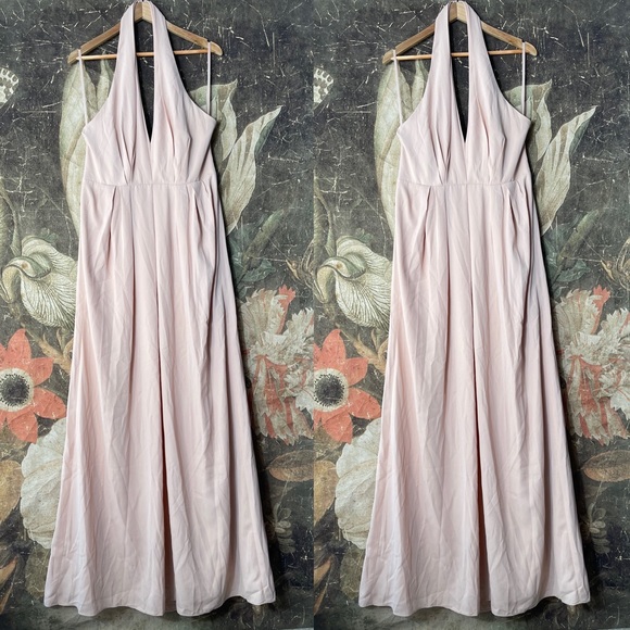 New BHLDN Jill Jill Stuart Rasa Halter Gown Dress - Picture 5 of 6